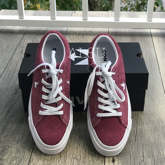 Converse One Star OX Deep Bordeaux W AUTHENTIC - Picture 3 of 8